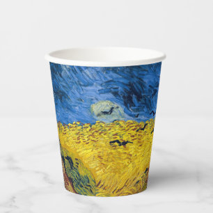 Vincent van Gogh - Weizenfeld mit Raben Pappbecher
