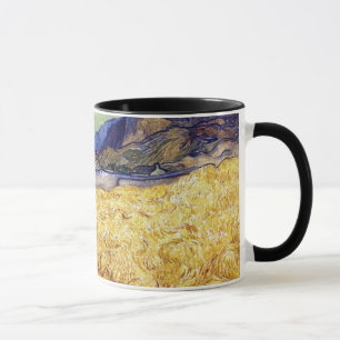 Vincent Van Gogh - Weizenfeld mit Schnitter und So Tasse