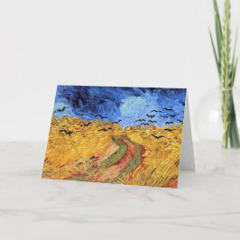 Vincent Van Gogh - Weizenfeld mit schwarzen Krähen Karte
