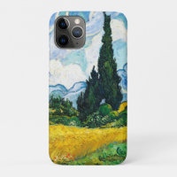 Vincent Van Gogh Weizenfeld mit Zypressen