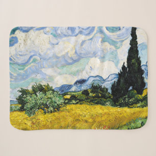 Vincent Van Gogh Weizenfeld mit Zypressen Sherpadecke