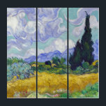 Vincent Van Gogh - Weizenfeld mit Zypressen Triptychon<br><div class="desc">Weizenfeld mit Zypressen / Champ de ble avec cypres - Vincent Van Gogh,  September 1889</div>