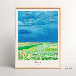 Vincent van Gogh Weizenfeld unter Gewitterwolken Poster