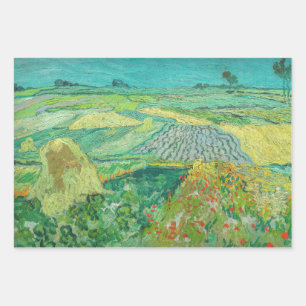 Vincent van Gogh - Weizenfelder bei Auvers Geschenkpapier Set