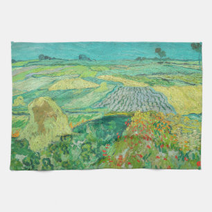 Vincent van Gogh - Weizenfelder bei Auvers Geschirrtuch