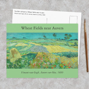Vincent van Gogh - Weizenfelder bei Auvers Postkarte