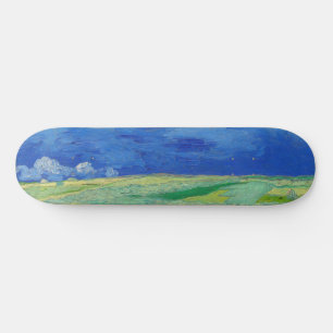 Vincent van Gogh - Weizenfelder unter Gewitterwolk Skateboard