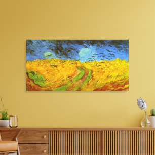 Vincent van Gogh Wheat Field mit Crows Leinwanddruck