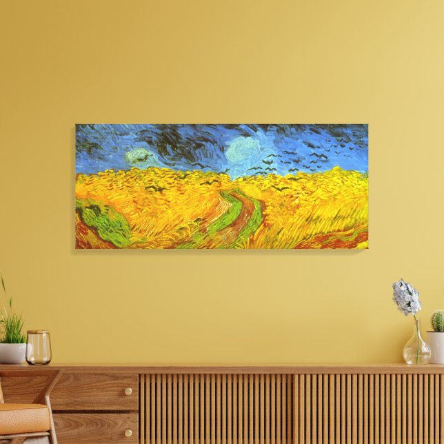 Vincent van Gogh Wheat Field mit Crows Leinwanddruck (Insitu (Wohnzimmer))