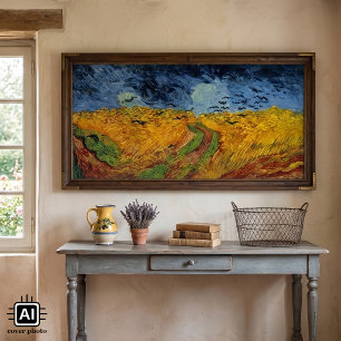 Vincent van Gogh Wheat Field mit Crows Poster