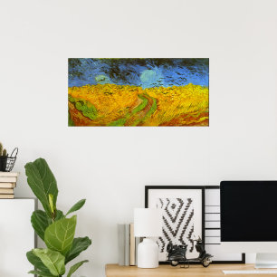 Vincent van Gogh Wheat Field mit Crows Poster