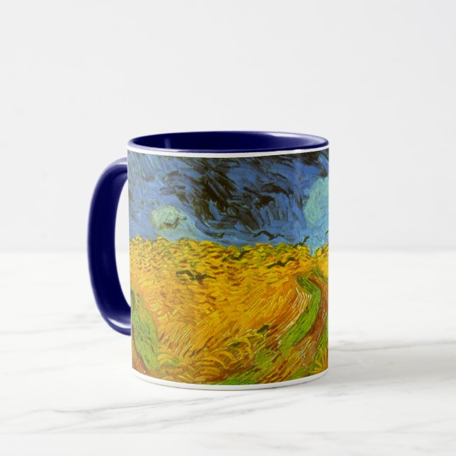 Vincent van Gogh Wheat Field mit Crows Tasse (Vorderseite Links)