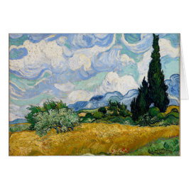 Vincent Van Gogh Wheat Field mit Cypressen Art
