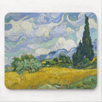 Vincent Van Gogh Wheat Field mit Cypressen