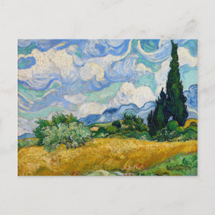 Vincent Van Gogh Wheat Field Postkarte