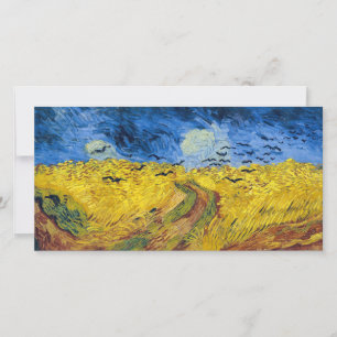 Vincent van Gogh - Wheatfield mit Crows Dankeskarte
