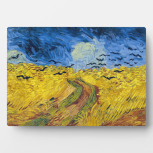 Vincent van Gogh - Wheatfield mit Crows Fotoplatte
