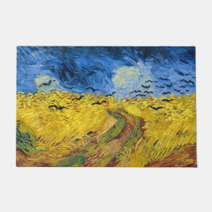 Vincent van Gogh - Wheatfield mit Crows Fußmatte
