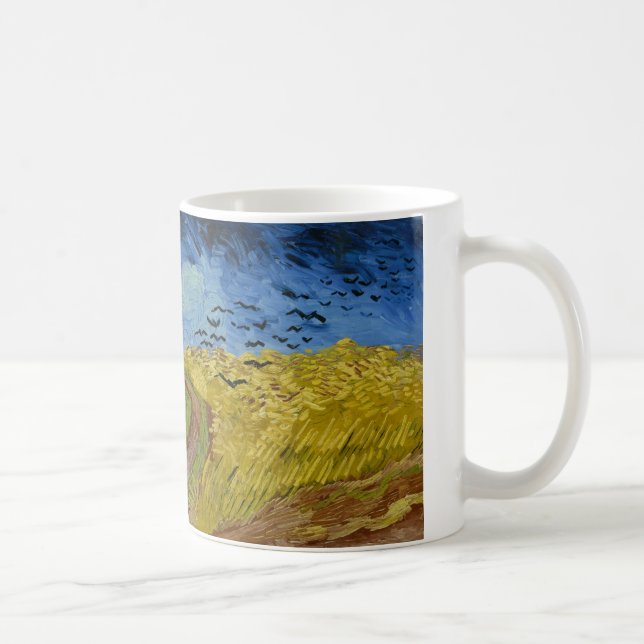 Vincent van Gogh - Wheatfield mit Crows Kaffeetasse (Rechts)