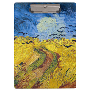 Vincent van Gogh - Wheatfield mit Crows Klemmbrett