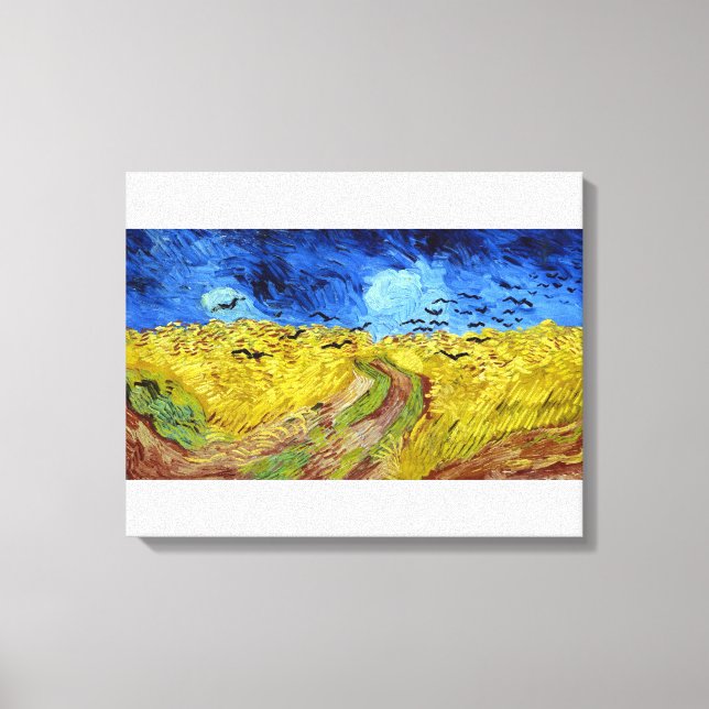 Vincent van Gogh Wheatfield mit Crows Leinwanddruck (Vorderseite)