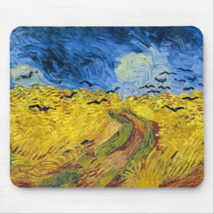 Vincent van Gogh - Wheatfield mit Crows Mousepad