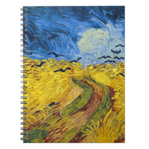 Vincent van Gogh - Wheatfield mit Crows Notizblock