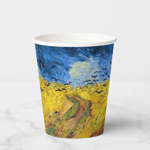 Vincent van Gogh - Wheatfield mit Crows Pappbecher
