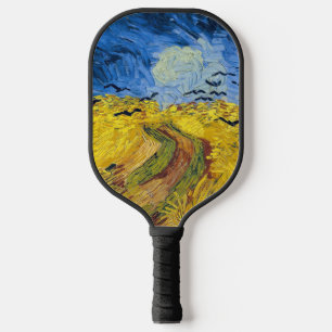 Vincent van Gogh - Wheatfield mit Crows Pickleball Schläger