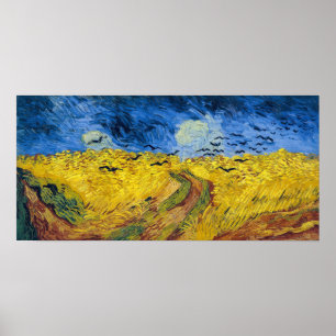 Vincent van Gogh - Wheatfield mit Crows Poster