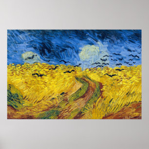 Vincent van Gogh - Wheatfield mit Crows Poster