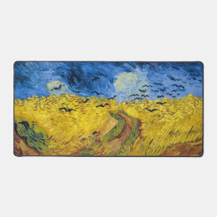 Vincent van Gogh - Wheatfield mit Crows Schreibtischunterlage