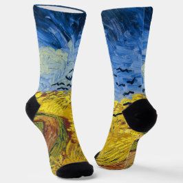 Vincent van Gogh - Wheatfield mit Crows Socken