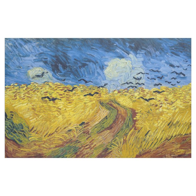 Vincent van Gogh - Wheatfield mit Crows Stoff (Yard (91,4 cm))