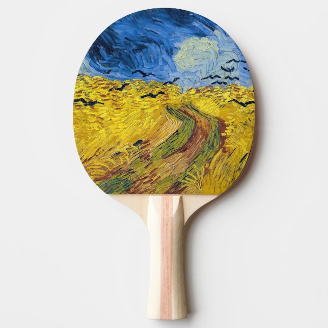 Vincent van Gogh - Wheatfield mit Crows Tischtennis Schläger (Vorderseite)