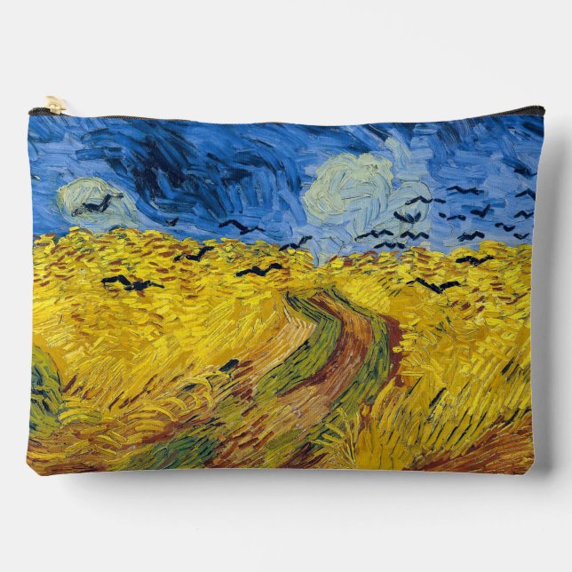 Vincent van Gogh - Wheatfield mit Crows Zubehörtasche (Vorderseite)