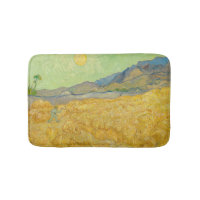 Vincent van Gogh - Wheatfield mit einem Sensenmann