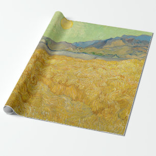 Vincent van Gogh - Wheatfield mit einem Sensenmann Geschenkpapier