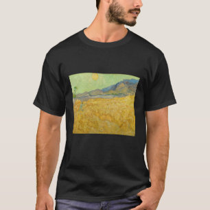 Vincent van Gogh - Wheatfield mit einem Sensenmann T-Shirt