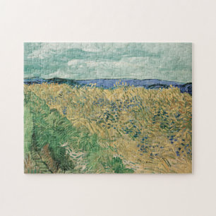 Vincent Van Gogh, Wheatfield mit Kornblumen Puzzle