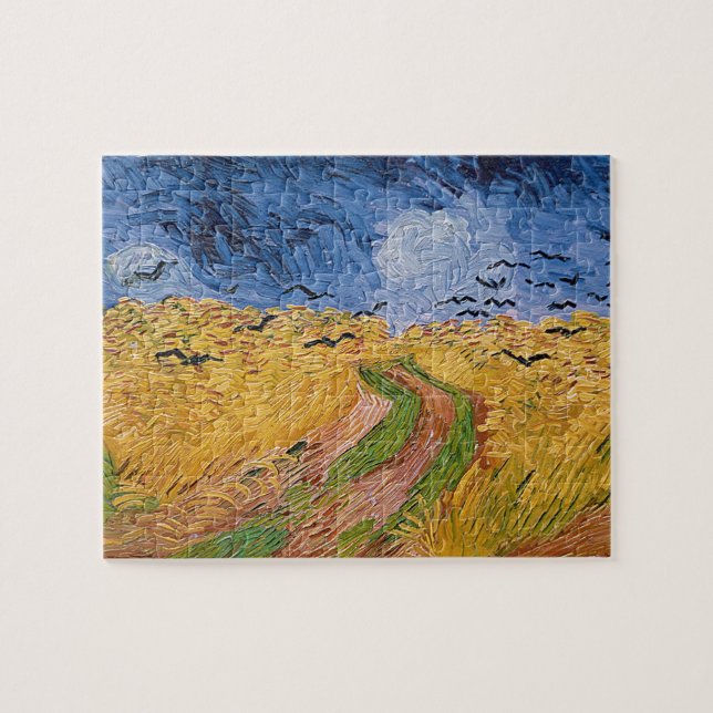 Vincent van Gogh | Wheatfield mit Krähen, 1890 Puzzle (Horizontal)