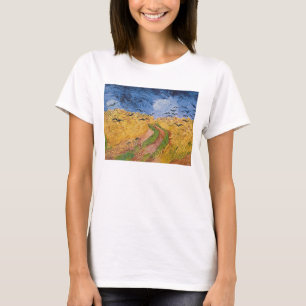 Vincent van Gogh   Wheatfield mit Krähen, 1890 T-Shirt