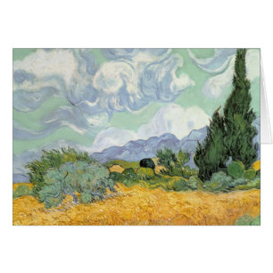 Vincent van Gogh Wheatfield mit Zypressen, 1889