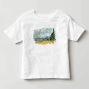 Vincent van Gogh Wheatfield mit Zypressen, 1889 Kleinkind T-shirt