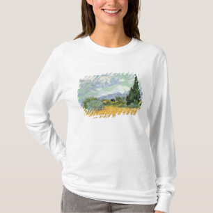 Vincent van Gogh   Wheatfield mit Zypressen, 1889 T-Shirt