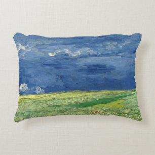 Vincent van Gogh - Wheatfield unter Thunderclouds Dekokissen