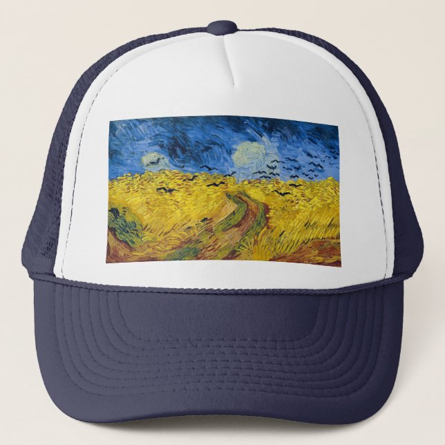 Vincent van Gogh - Wheatfield with Crows Truckerkappe (Vorderseite)