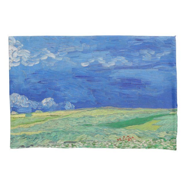 Vincent van Gogh - Wheatfields under Thunderclouds Kissenbezug (Vorderseite)