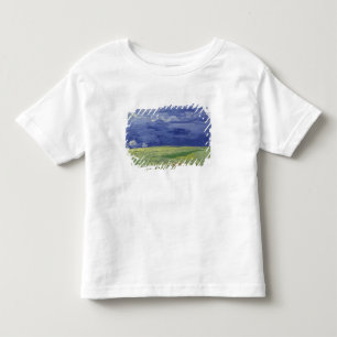 Vincent van Gogh Wheatfields unter Thundercloud Kleinkind T-shirt