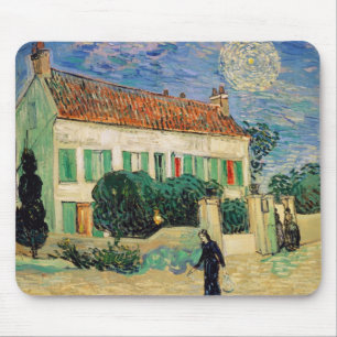 Vincent van Gogh White House at Night, 1890 Mousepad